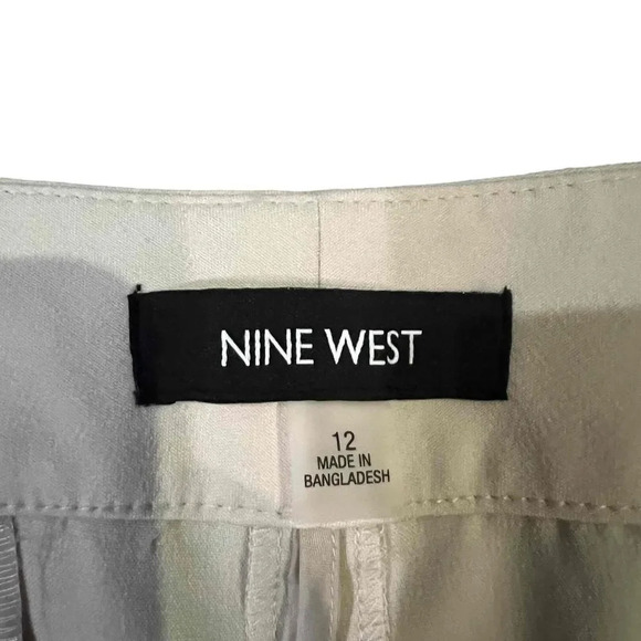 Nine West Women's "The Trouser" High-Waisted Straight-Leg Dress Pants Size 12 - Picture 2 of 5